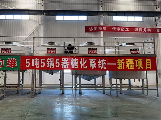 沙坡头精酿啤酒设备厂—5吨精酿啤酒设备—新疆项目